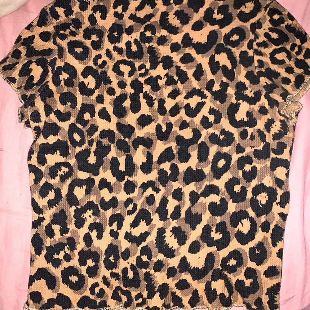 Cheetah print shirt